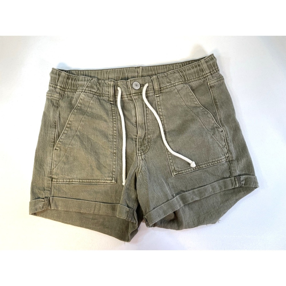 American Eagle Women's Shorts‎ 8 Stretch Army Green Casual Summer Outdoor